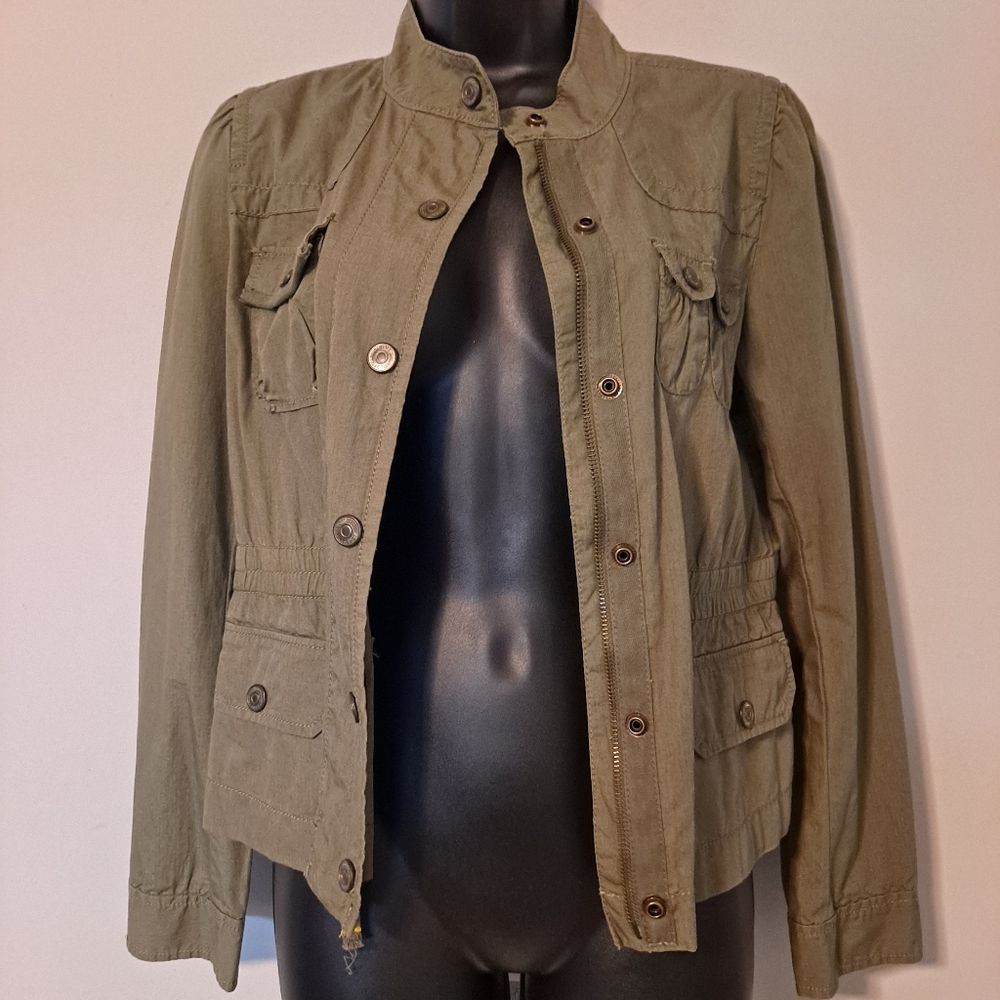 Loft Olive Green Utility Jacket